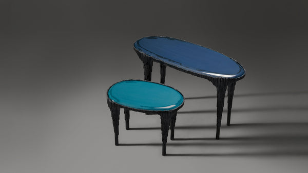 Lapis Side Tables by COLLECTIONAL DUBAI