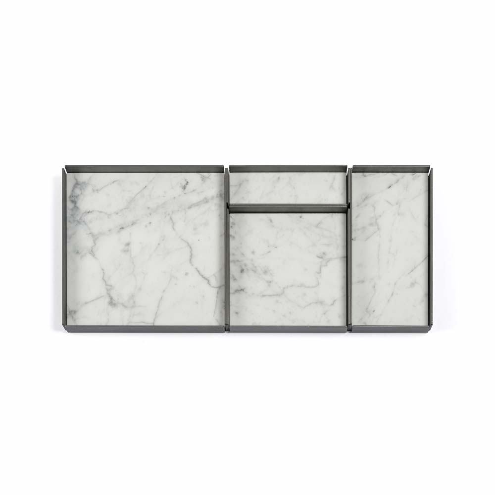 Fontane Bianche | Modular Trays | Bianco Carrara Marble