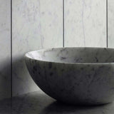 Ninfa Round | Washbasin | Bianco Carrara Marble