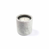 Pietra L | Candle Holder | Bianco Carrara Marble