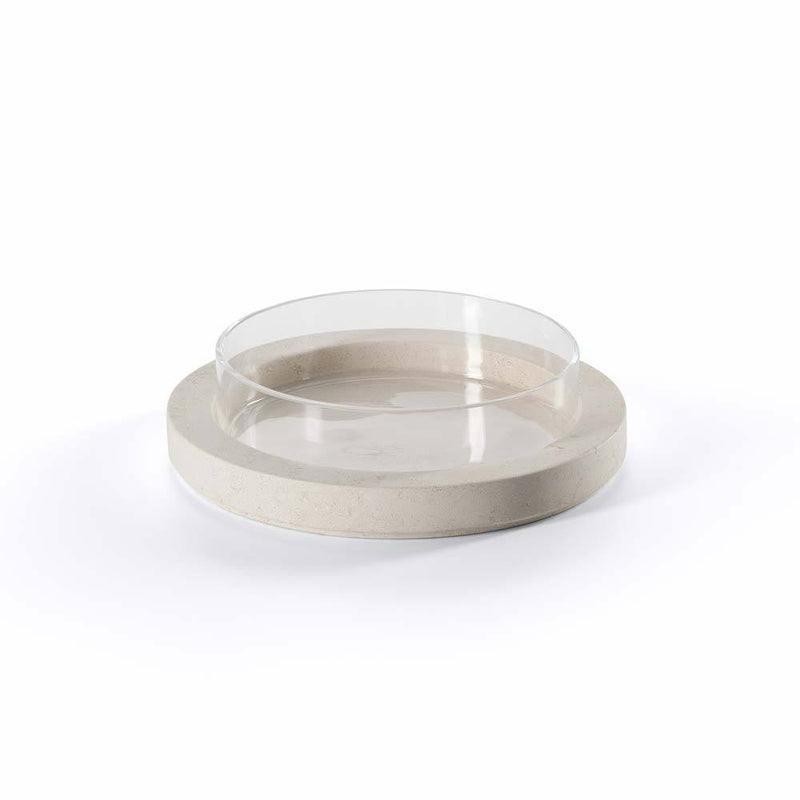 Pietra L10 | Vase | Crema d'Orcia Marble