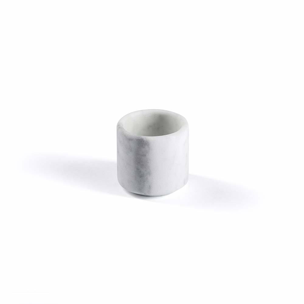 Ellipse | Candle Holder | Bianco Carrara Marble
