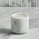 Ellipse | Candle Holder | Bianco Carrara Marble