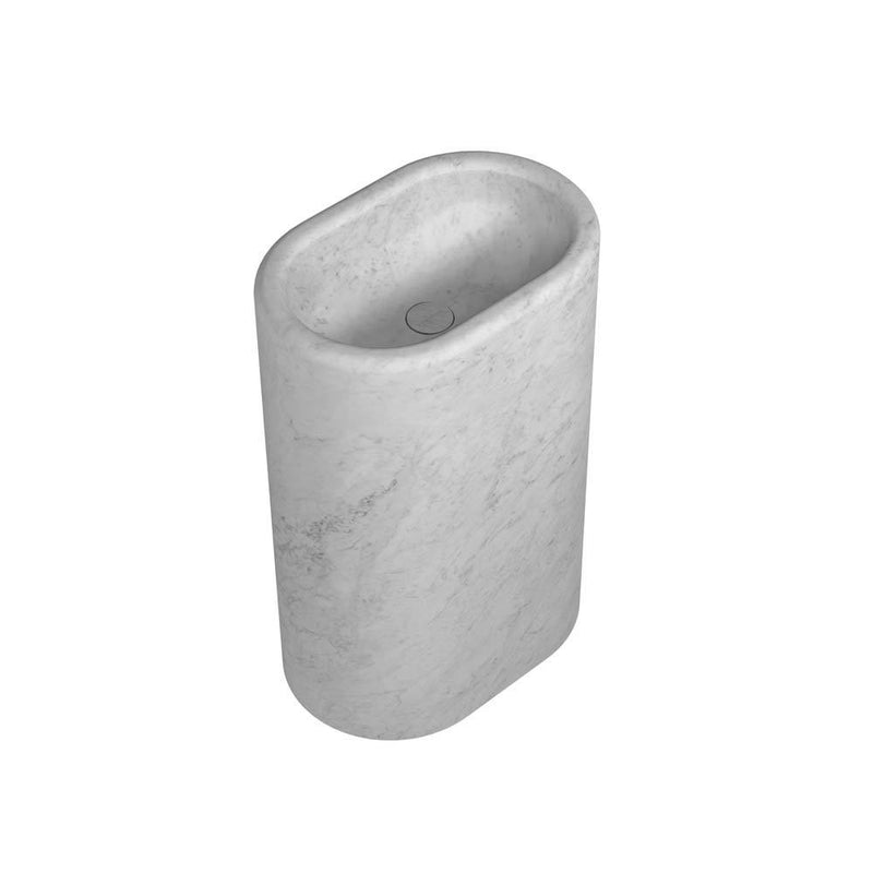Balnea Freestanding Oval | Washbasin | Bianco Carrara Marble