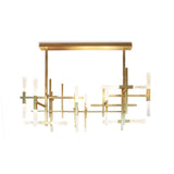 Mikado SO | Double | Suspension Light | Brass | Crystal Engraved