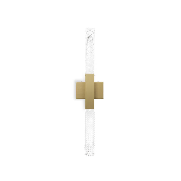 Mikado AP Solo 2 Brass Crystal Engraved Wall Light by Collectional Dubai