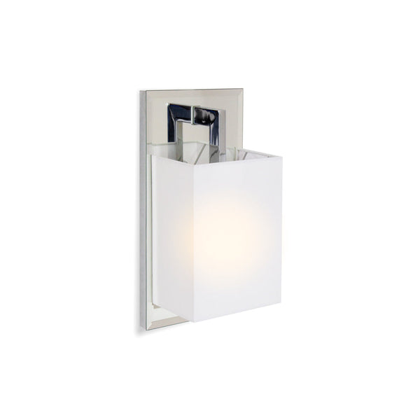 Coco AP Polished Nickel White Cotton Wall Light by Collectional Dubai