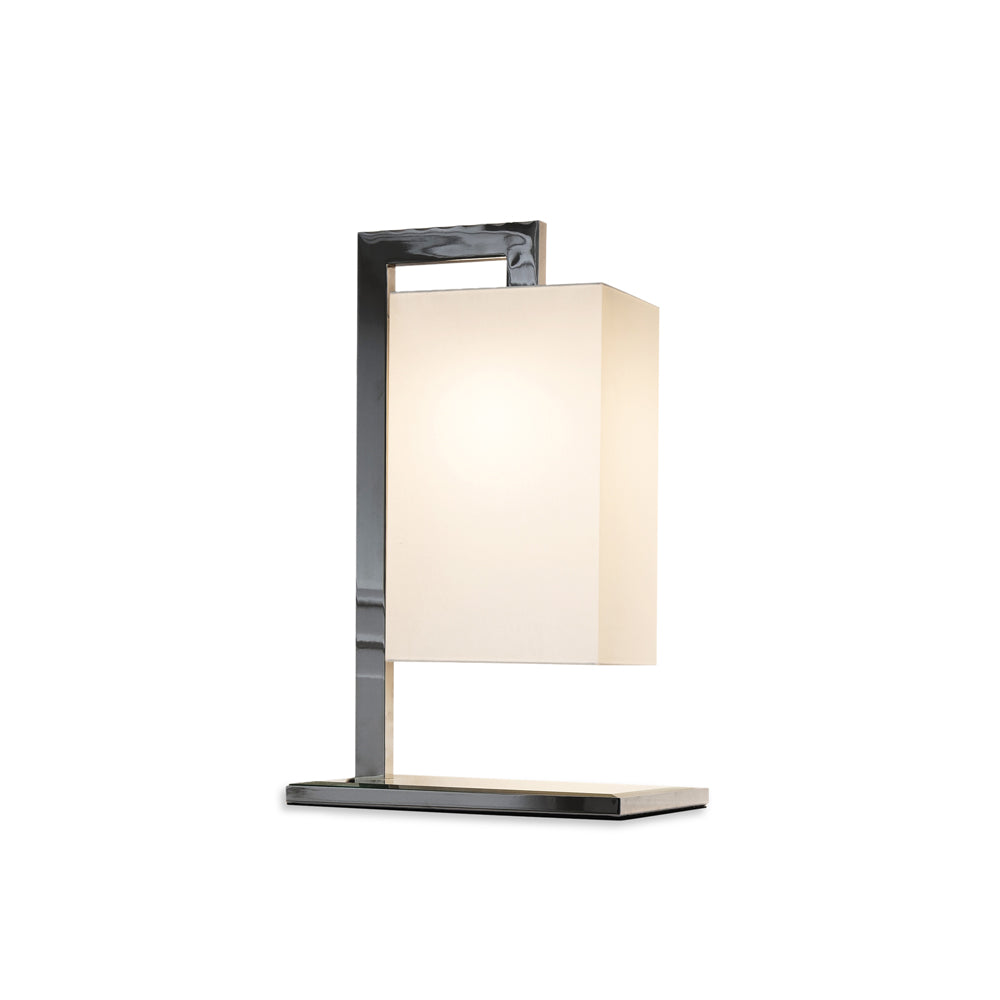 Coco Deluxe TA | Table Light | Polished Nickel | White Cotton
