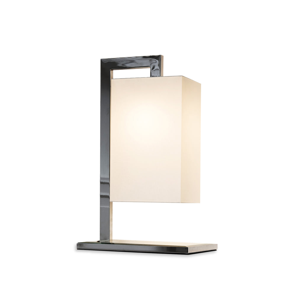 Coco Mega TA | Table Light | Polished Nickel | White Cotton