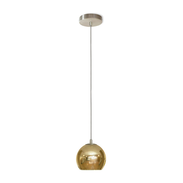 Kubric SO Gold Nickel Polished Bronze Glass Suspension Light by Collectional Dubai