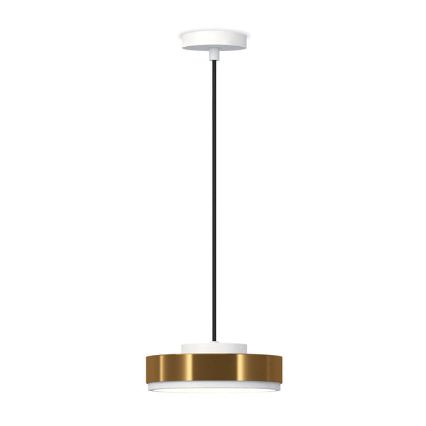 Discus SO Small Black Lacquered Opal White Suspension Light by Collectional Dubai