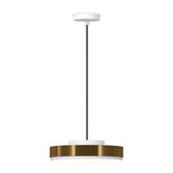Discus SO | Large | Suspension Light | Black Lacquered | Opal White