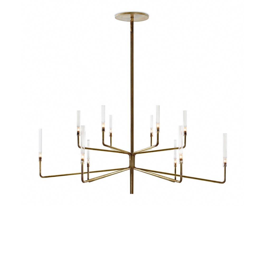 Epsilon | Hanging Lamp | Glass | Brass