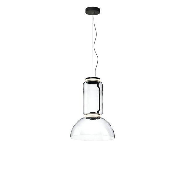 Noctambule Suspension 1 Low Cylinder and Bowl Suspension Lamp by COLLECTIONAL DUBAI