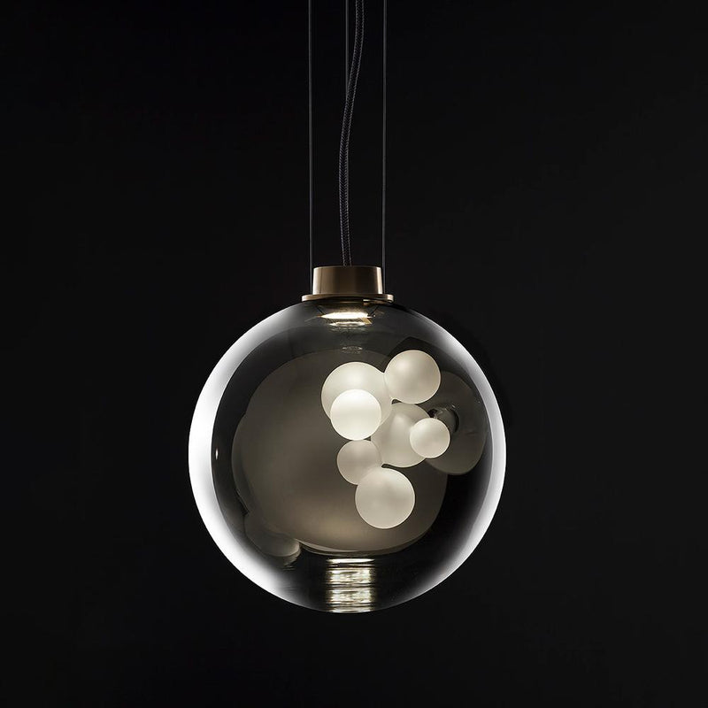 Soap sphere | Suspension | Glass | Titanium