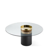 Haumea-T |  Table |  Transparent | Brass | Black