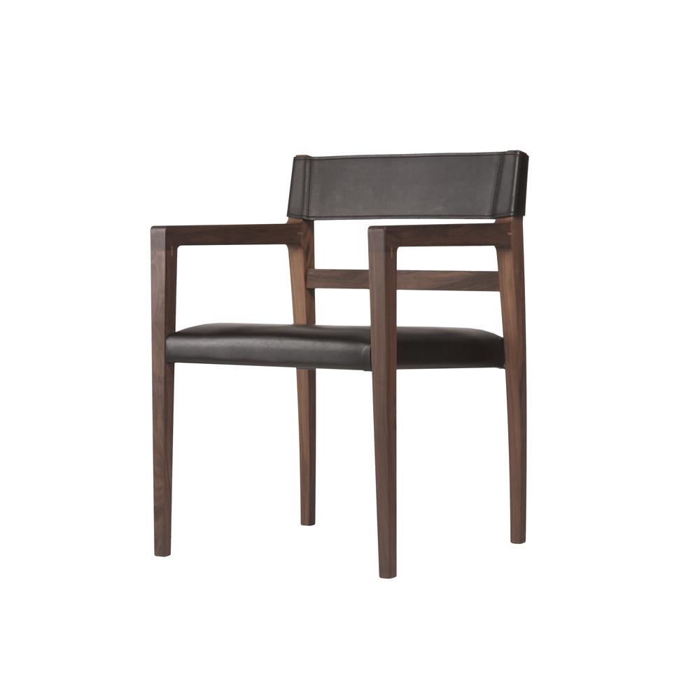 JK | Dining chair | Walnut | Black