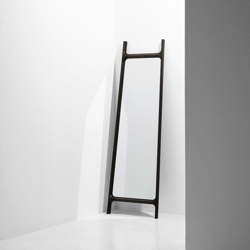 Floor | Mirror | Charred Black Oak Frame