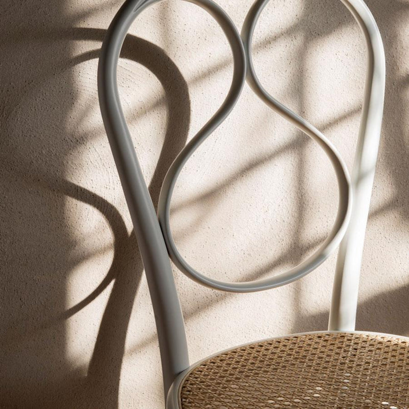 N. 1 | Chair | White Lacquered, Woven Seat