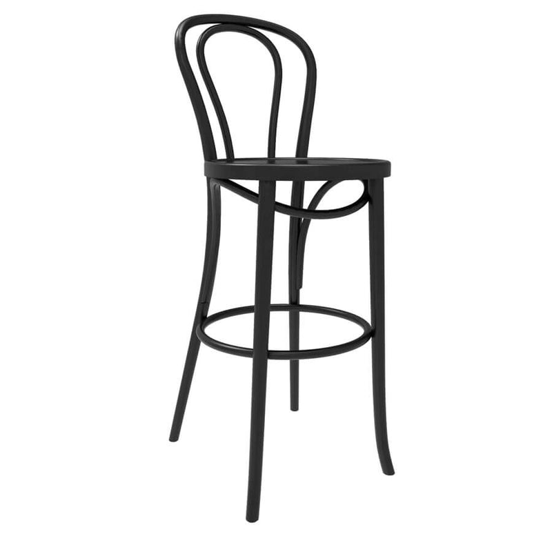 N. 18 | Barstool | Black Lacquered