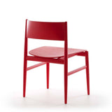 Neve | Chair | Red Stained Ashwood Structure