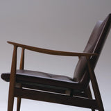 Rivage | Lounge chair | Walnut | Brown