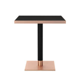 Sherry | Dining Table | Black, Copper Base