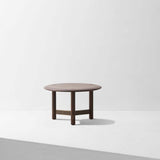 Stilt | Round Coffee Table | Smoked Oak | Copper