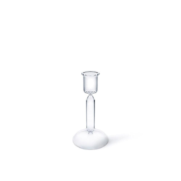 Luna Low Candle Holder Clear  by COLLECTIONAL DUBAI