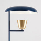 Light to Light P | Floor Lamp | Blue | Brushed Brass | Black