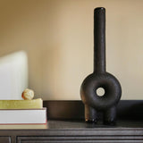 Kumanec | Long Neck Vase | Black