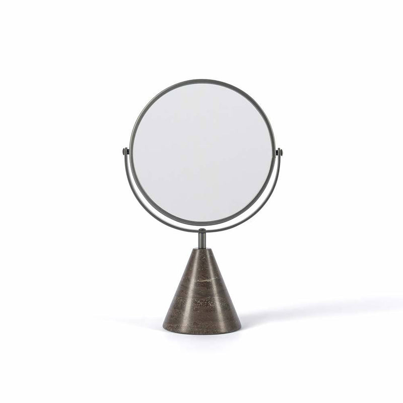 Fontane Bianche Table Mirror | Mirror | Pietra d'Avola Marble Base