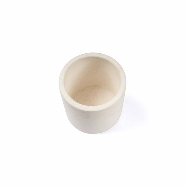 Pietra L11 Candle Holder Crema d'Orcia Marble Salvatori by COLLECTIONAL DUBAI