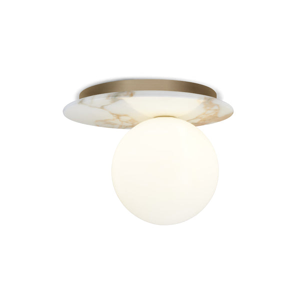 Emma PL White Marble Opal White Ceiling Light by Collectional Dubai