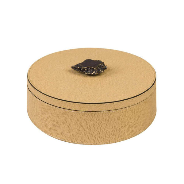 Ambretta Round Medium Trinket Box by COLLECTIONAL DUBAI
