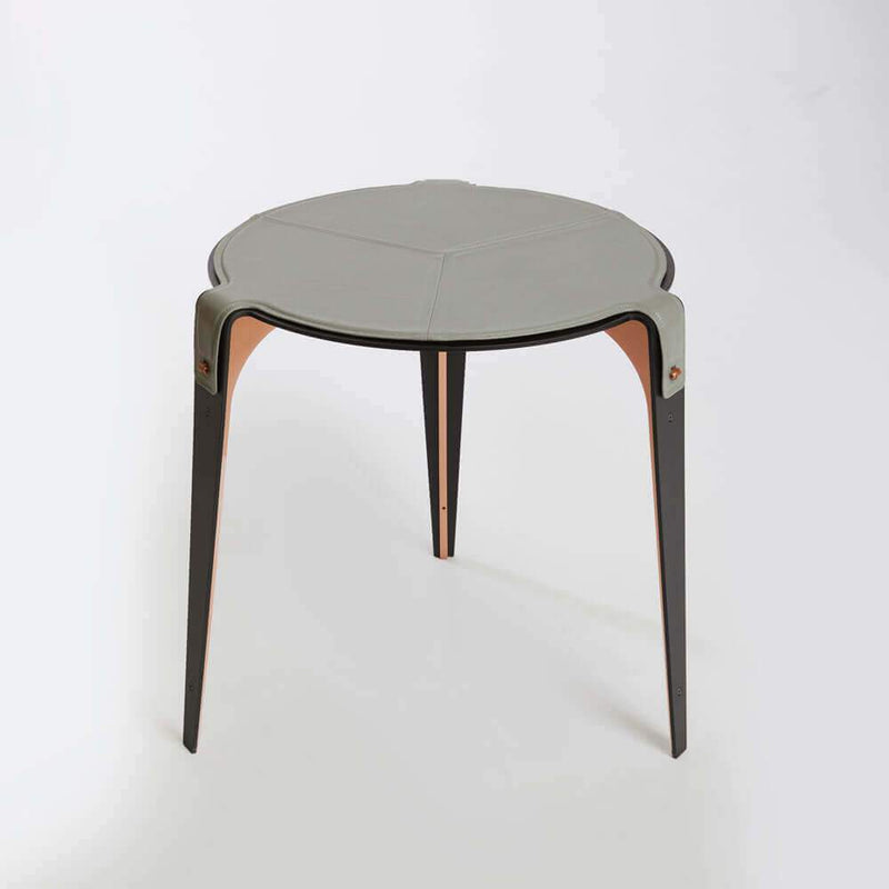 Bardot | Side Table | Slate-Grey | Black | Copper