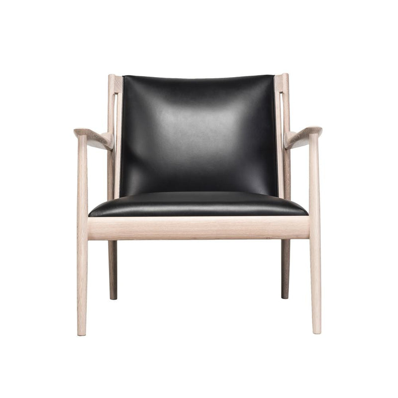 Claude | Lounge chair | White | Black