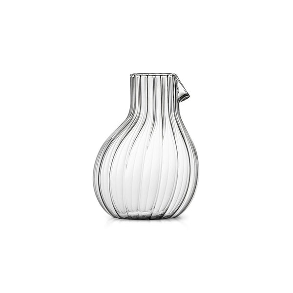 Dodò Low Carafe Striped Clear  by COLLECTIONAL DUBAI