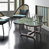 Caryllon | Coffee Table | Beech, Green Inlaid Top
