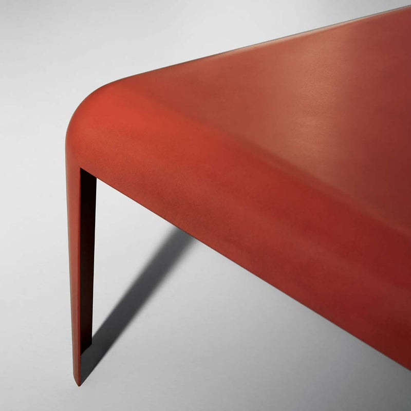 Ferro | Indoor Square coffee table | Red