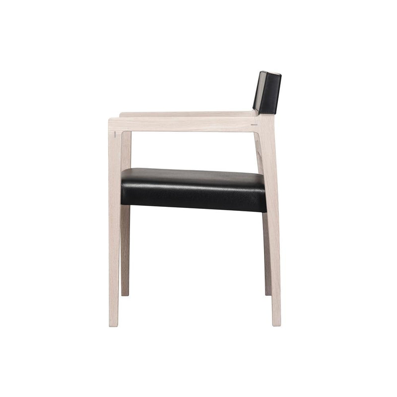 JK | Dining chair | White | Black