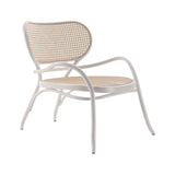 Lehnstuhl | Armchair | White Lacquered, Woven Seat & Backrest