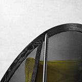 Loïe | Armchair | Black Technical Net Backrest, Black Legs, Uphosltered yellow Cushions