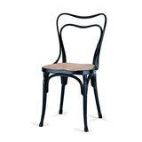 Loos Café Museum | Chair | Black Lacquered, Woven Seat