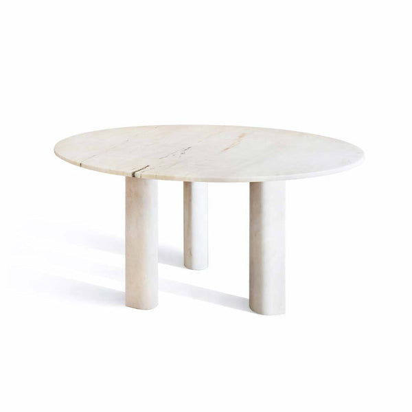 Love me, Love me not round Rectangular Dining table Rosa Portogallo Salvatori by COLLECTIONAL DUBAI