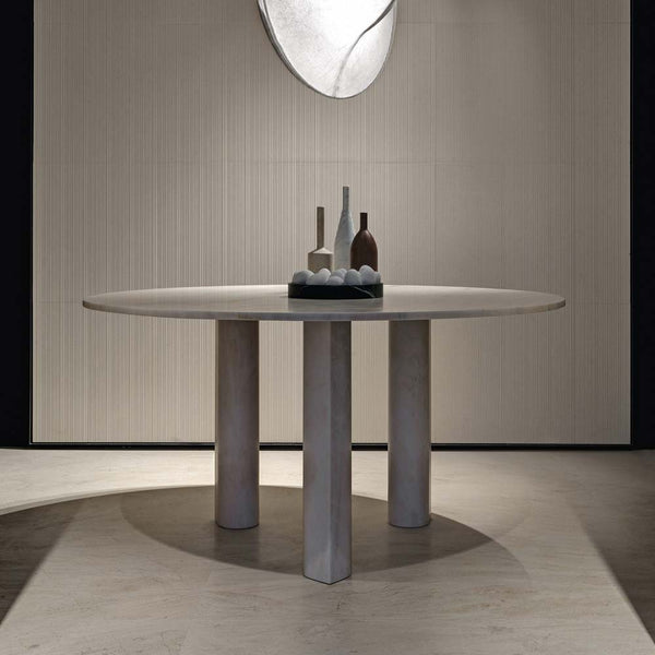 Love me, Love me not round Rectangular Dining table Rosa Portogallo Salvatori by COLLECTIONAL DUBAI
