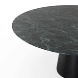 Materic Round | Dining Table | Black | Green