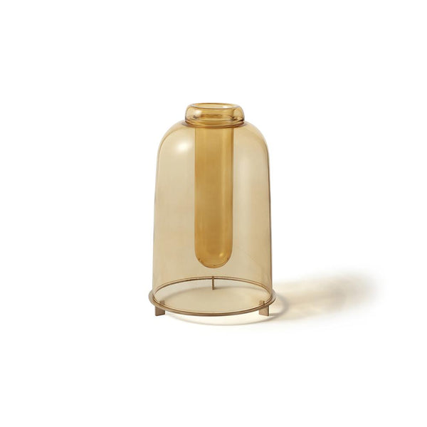 The Short Vase Yellow Brass by COLLECTIONAL DUBAI