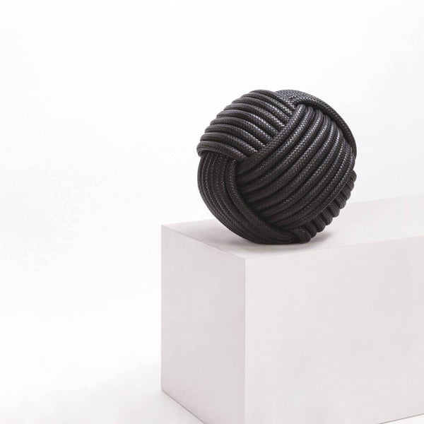 Nodo Leather Low Stool by COLLECTIONAL DUBAI