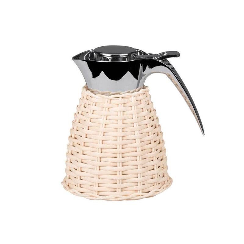 Vincennes Rattan Carafe 0.6 Lt. | Thermos | Natural Rattan Cover